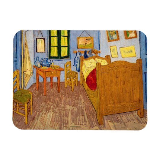 Vincent van Gogh - Vincent's Bedroom in Arles Magnet (Horizontal)