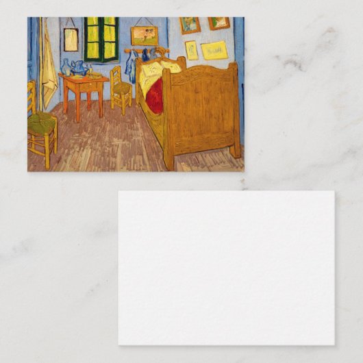 Vincent van Gogh - Vincent's Bedroom in Arles Mitteilungskarte (Vorne/Hinten)