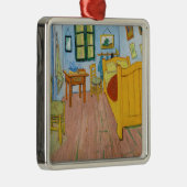 Vincent Van Gogh - Vincent's Bedroom in Arles Ornament Aus Metall (Rechts)