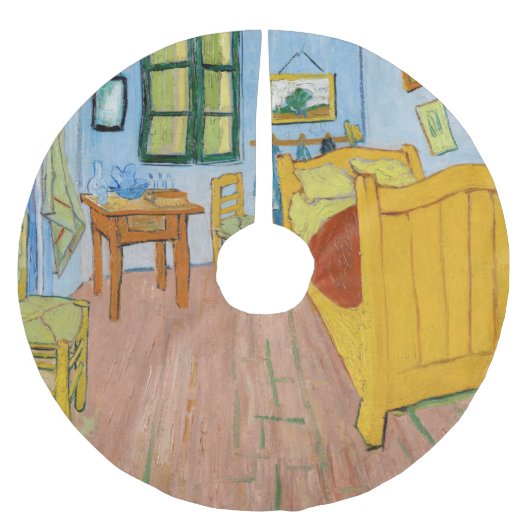 Vincent Van Gogh - Vincent's Bedroom in Arles Polyester Weihnachtsbaumdecke (Vorderseite)