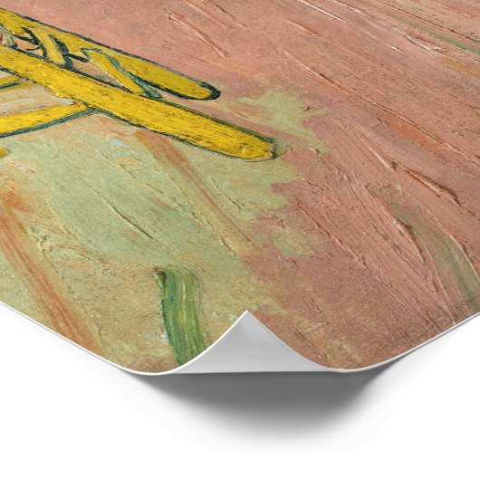 Vincent Van Gogh - Vincent's Bedroom in Arles Poster (Ecke)