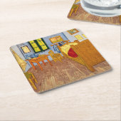Vincent van Gogh - Vincent's Bedroom in Arles Rechteckiger Pappuntersetzer (angewinkelt)