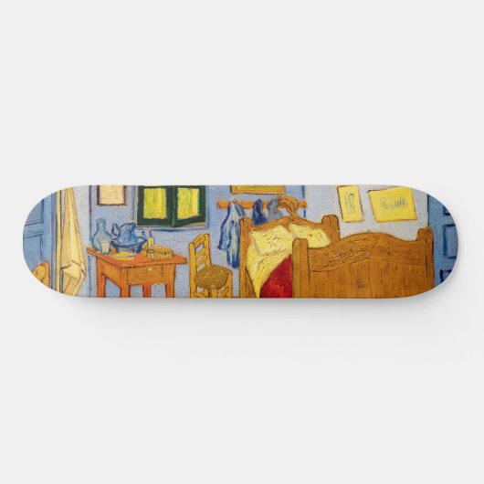 Vincent van Gogh - Vincent's Bedroom in Arles Skateboard (Horizontal)