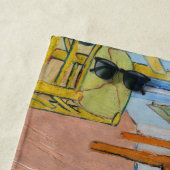 Vincent Van Gogh - Vincent's Bedroom in Arles Strandtuch (Beispiel)