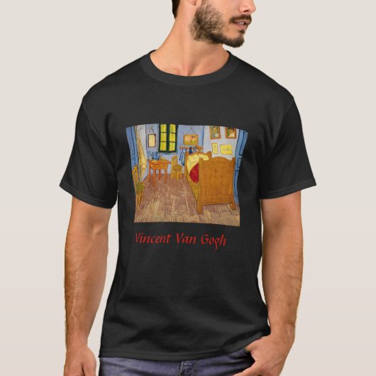 Vincent van Gogh - Vincent's Bedroom in Arles T-Shirt (Vorderseite)