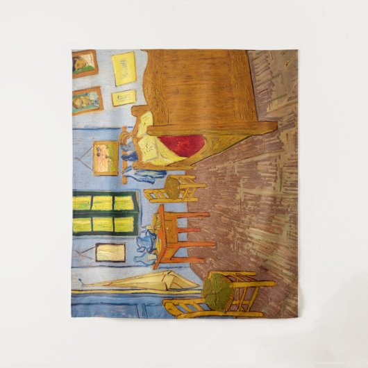 Vincent van Gogh - Vincent's Bedroom in Arles Wandteppich (Vorderseite)