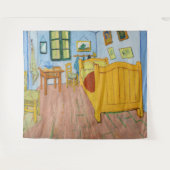 Vincent Van Gogh - Vincent's Bedroom in Arles Wandteppich (Vorderseite (Horizontal))