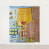 Vincent Van Gogh - Vincent's Bedroom in Arles Wandteppich (Vorderseite)