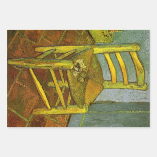 Vincent van Gogh - Vincent's Chair mit Seiner Pipe Geschenkpapier Set (Vorderseite 3)