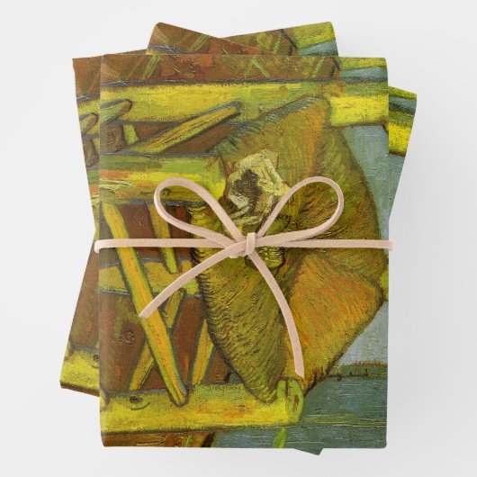 Vincent van Gogh - Vincent's Chair mit Seiner Pipe Geschenkpapier Set (Beispiel)