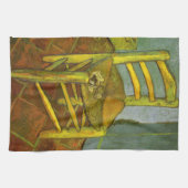 Vincent van Gogh - Vincent's Chair mit Seiner Pipe Geschirrtuch (Horizontal)