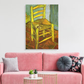 Vincent van Gogh - Vincent's Chair mit Seiner Pipe Leinwanddruck (Insitu (Wohnzimmer))