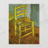 Vincent van Gogh - Vincent's Chair mit Seiner Pipe Postkarte (Vorderseite)