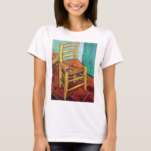 Vincent Van Gogh - Vincent's Chair with Pipe T-Shirt