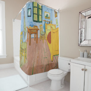 Vincent Van Gogh - Vincents Schlafzimmer in Arles Duschvorhang