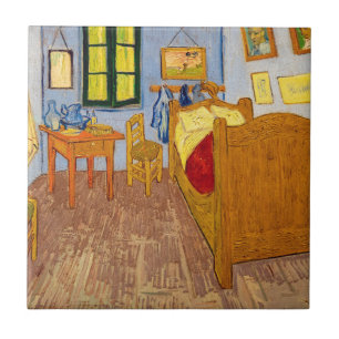 Vincent van Gogh - Vincents Schlafzimmer in Arles Fliese