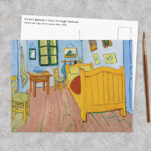 Vincent Van Gogh - Vincents Schlafzimmer in Arles Postkarte
