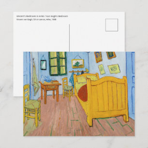 Vincent Van Gogh - Vincents Schlafzimmer in Arles Postkarte