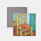 Vincent van Gogh - Vincents Stuhl mit Rohr Magnet (Vorderseite/Rückseite)