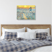 Vincent Van Gogh Vintag Sower bei Sunset Leinwanddruck (Insitu (Schlafzimmer))