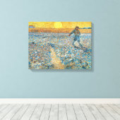 Vincent Van Gogh Vintag Sower bei Sunset Leinwanddruck (Insitu (Holzboden))