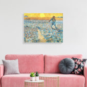 Vincent Van Gogh Vintag Sower bei Sunset Leinwanddruck (Insitu (Wohnzimmer))
