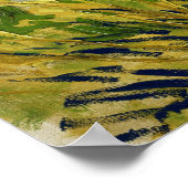 Vincent Van Gogh Vintag Wheatfield Poster (Ecke)