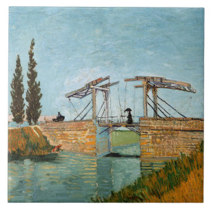 Vincent Van Gogh Vintage Langlois-Brücke in Arles Fliese