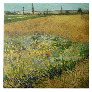 Vincent Van Gogh Vintage Weizenfeld Fliese