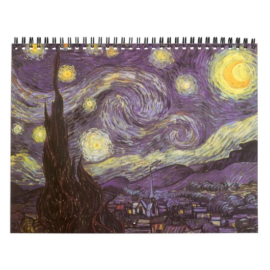 Vincent van Gogh, Vintager Post-Impressionismus Ar Kalender (Titelbild)