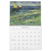 Vincent van Gogh, Vintager Post-Impressionismus Ar Kalender (Mär 2027)