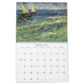 Vincent van Gogh, Vintager Post-Impressionismus Ar Kalender (Mär 2026)
