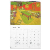 Vincent van Gogh, Vintager Post-Impressionismus Kalender (Jan 2027)