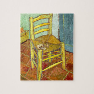 Vincent Van Gogh Vorsitzender mit Pipe Puzzle