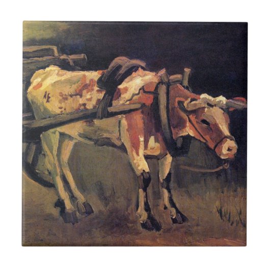 Vincent Van Gogh - Warenkorb mit rotem und weißem  Fliese (Vorderseite)