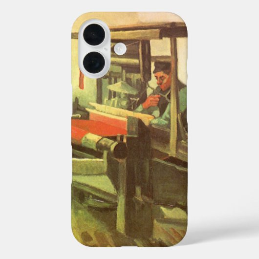 Vincent van Gogh Weaver gegenüber Links Spinnrad Case-Mate iPhone Hülle (Rückseite)