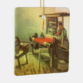Vincent van Gogh Weaver gegenüber Links Spinnrad Keramikornament (Rechts)