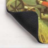 Vincent van Gogh Weaver gegenüber Links Spinnrad Mousepad (Ecke)