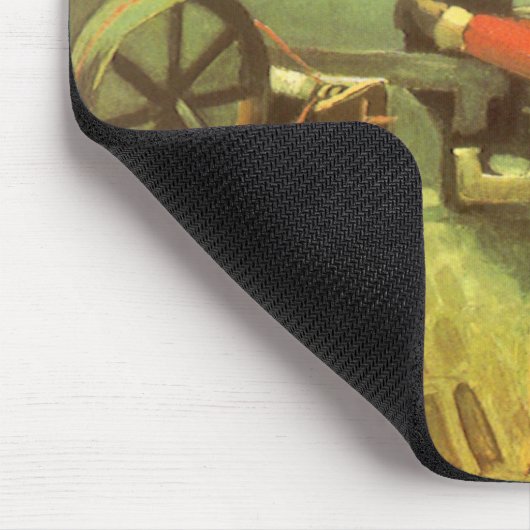 Vincent van Gogh Weaver gegenüber Links Spinnrad Mousepad (Ecke)