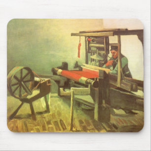 Vincent van Gogh Weberin nach links gewandt Spinnr Mousepad