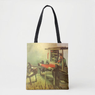 Vincent van Gogh Weberin nach links gewandt Spinnr Tasche
