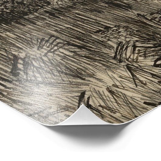 Vincent van Gogh - Weeping Tree Fotodruck (Ecke)