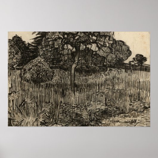 Vincent van Gogh - Weeping Tree Poster (Vorne)