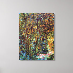 Vincent Van Gogh - Weg Im Wald Fine Art Leinwanddruck