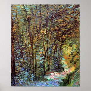 Vincent Van Gogh - Weg Im Wald Fine Art Poster