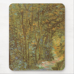 Vincent van Gogh - Weg im Wald Mousepad