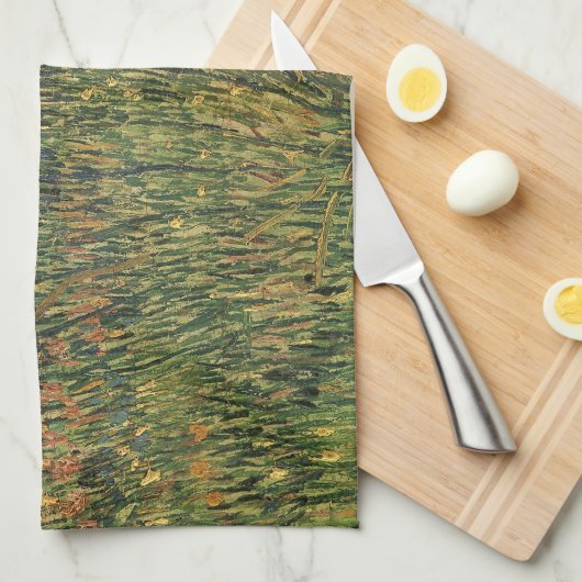 Vincent van Gogh - Weide in Bloom Handtuch (Viertel Falte)