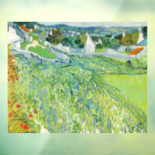 Vincent van Gogh - Weinberge in Auvers Fensteraufkleber (Blatt 3)