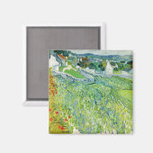 Vincent van Gogh - Weinberge in Auvers Magnet (Vorderseite/Rückseite)