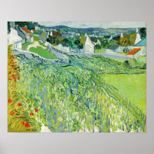 Vincent van Gogh - Weinberge in Auvers Poster